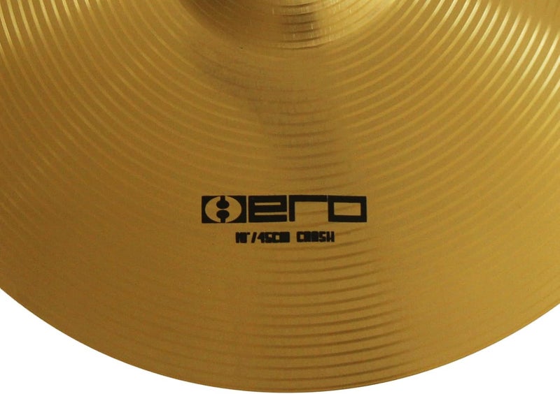 Arborea صنج تصادم 18" بطل ذهبي لمسة لامعة صوت ساطع لصنج الطبول للتدريب (18" تصادم) - Image 5